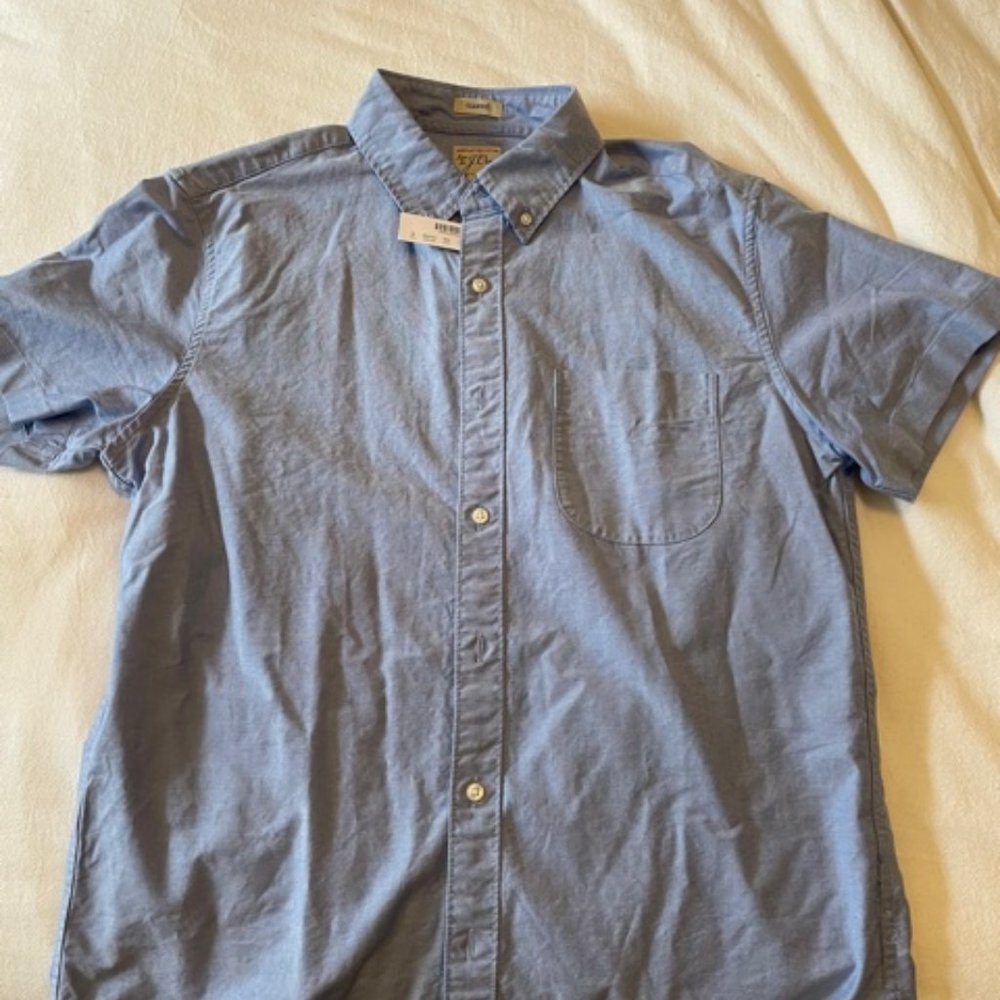 J Crew Short Sleeve Button Down NWT